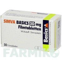 СИМВА (SIMVA) 30 мг таблетки 50 шт - Симвастатин BASICS