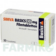 СИМВА (SIMVA) 30 мг таблетки 50 шт - Симвастатин BASICS
