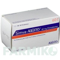 СИМВА (SIMVA) 60 мг таблетки 100 шт - Симвастатин ARISTO PHARMA