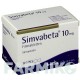 СИМВАБЕТА (SIMVABETA) 10 мг таблетки 100 шт - Симвастатин BETAPHARM