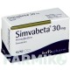 СИМВАБЕТА (SIMVABETA) 30 мг таблетки 50 шт - Симвастатин BETAPHARM