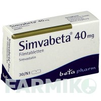 СИМВАБЕТА (SIMVABETA) 40 мг таблетки 30 шт - Симвастатин BETAPHARM