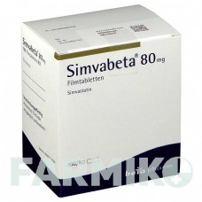 СИМВАБЕТА (SIMVABETA) 80 мг таблетки 100 шт - Симвастатин BETAPHARM