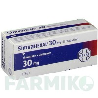 СИМВАГЕКСАЛ (SIMVAHEXAL) 30 мг таблетки 30 шт - Симвастатин HEXAL
