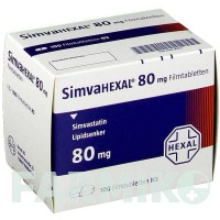 СИМВАГЕКСАЛ (SIMVAHEXAL) 80 мг таблетки 100 шт - Симвастатин HEXAL
