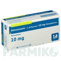 СИМВАСТАТИН (SIMVASTATIN) 10 мг таблетки 50 шт - Симвастатин 1 A PHARMA