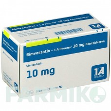 СИМВАСТАТИН (SIMVASTATIN) 10 мг таблетки 100 шт - Симвастатин 1 A PHARMA