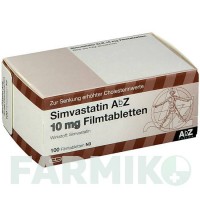 СИМВАСТАТИН (SIMVASTATIN) 10 мг таблетки 100 шт - Симвастатин ABZ PHARMA