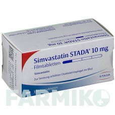 СИМВАСТАТИН (SIMVASTATIN) 10 мг таблетки 100 шт - Симвастатин STADAPHARM