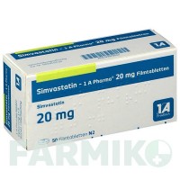 СИМВАСТАТИН (SIMVASTATIN) 20 мг таблетки 50 шт - Симвастатин 1 A PHARMA