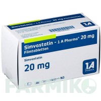 СИМВАСТАТИН (SIMVASTATIN) 20 мг таблетки 100 шт - Симвастатин 1 A PHARMA