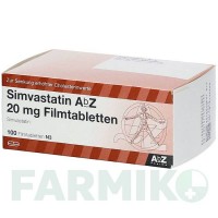 СИМВАСТАТИН (SIMVASTATIN) 20 мг таблетки 100 шт - Симвастатин ABZ PHARMA