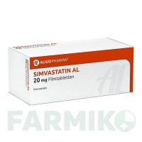 СИМВАСТАТИН (SIMVASTATIN) 20 мг таблетки 100 шт - Симвастатин ALIUD PHARMA