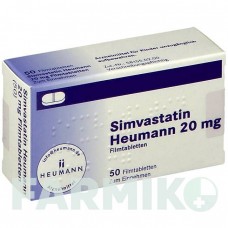 СИМВАСТАТИН (SIMVASTATIN) 20 мг таблетки 50 шт - Симвастатин HEUMANN PHARMA