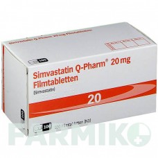 СИМВАСТАТИН (SIMVASTATIN) 20 мг таблетки 100 шт - Симвастатин JUTA PHARMA