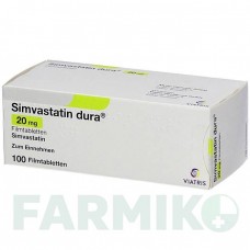 СИМВАСТАТИН (SIMVASTATIN) 20 мг таблетки 100 шт - Симвастатин VIATRIS