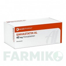 СИМВАСТАТИН (SIMVASTATIN) 40 мг таблетки 100 шт - Симвастатин ALIUD PHARMA