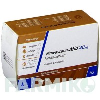 СИМВАСТАТИН (SIMVASTATIN) 40 мг таблетки 100 шт - Симвастатин DEXCEL PHARMA