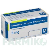 СИМВАСТАТИН (SIMVASTATIN) 5 мг таблетки 100 шт - Симвастатин 1 A PHARMA