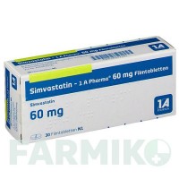 СИМВАСТАТИН (SIMVASTATIN) 60 мг таблетки 30 шт - Симвастатин 1 A PHARMA