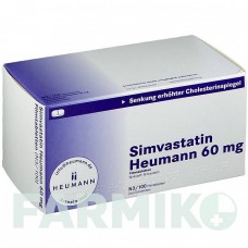 СИМВАСТАТИН (SIMVASTATIN) 60 мг таблетки 100 шт - Симвастатин HEUMANN PHARMA