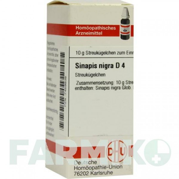 СИНАПИС НИГРА (SINAPIS NIGRA) D 4 глобули 10 г - Гомеопатия DHU