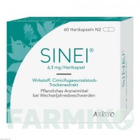 СИНЕЙ (SINEI) капсули 60 шт - Кореневище циміцифуги ARISTO PHARMA