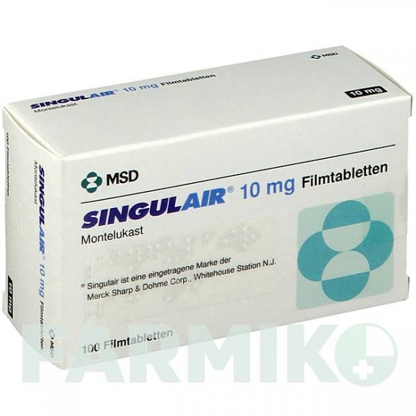 СИНГУЛЯР (SINGULAIR) 10 мг таблетки 100 шт - Монтелукаст KOHLPHARMA
