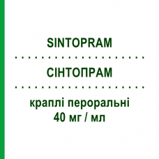 СИНТОПРАМ (SINTOPRAM) 40 мг/мл капли оральные 15 мл - Циталопрам BIOMEDICA FOSCAMA