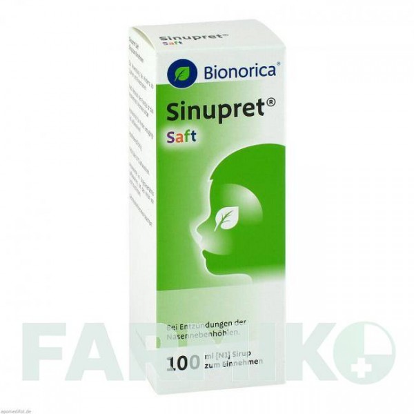 СИНУПРЕТ (SINUPRET) сироп 100 мл - Активные вещества BIONORICA