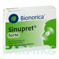 СИНУПРЕТ (SINUPRET) таблетки 50 шт - Активні речовини BIONORICA