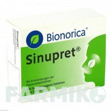 СИНУПРЕТ (SINUPRET) таблетки 100 шт - Активные вещества BIONORICA