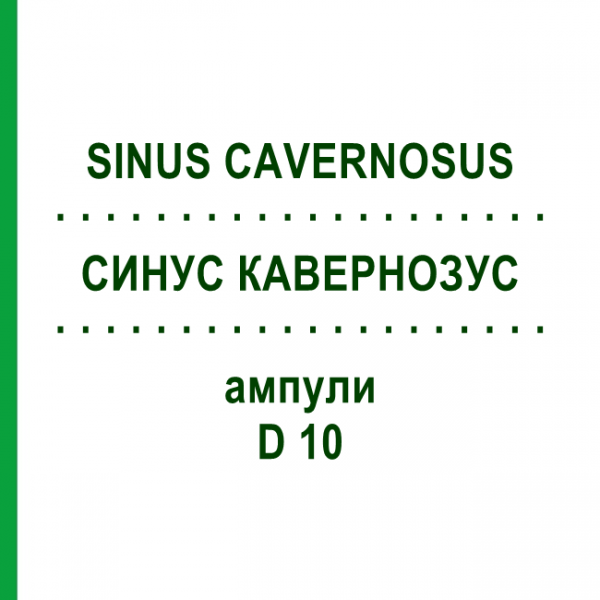 СИНУС КАВЕРНОЗУС (SINUS CAVERNOSUS) D 10 ампулы 10x1 мл - Гомеопатия WALA HEILMITTEL