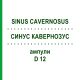 СИНУС КАВЕРНОЗУС (SINUS CAVERNOSUS) D 12 ампулы 10x1 мл - Гомеопатия WALA HEILMITTEL
