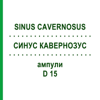 СИНУС КАВЕРНОЗУС (SINUS CAVERNOSUS) D 15 ампули 10x1 мл - Гомеопатія WALA HEILMITTEL