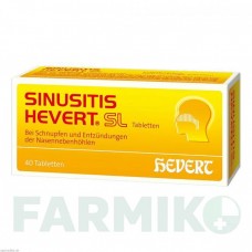 СИНУСИТ (SINUSITIS) таблетки 40 шт - Гомеопатия HEVERT