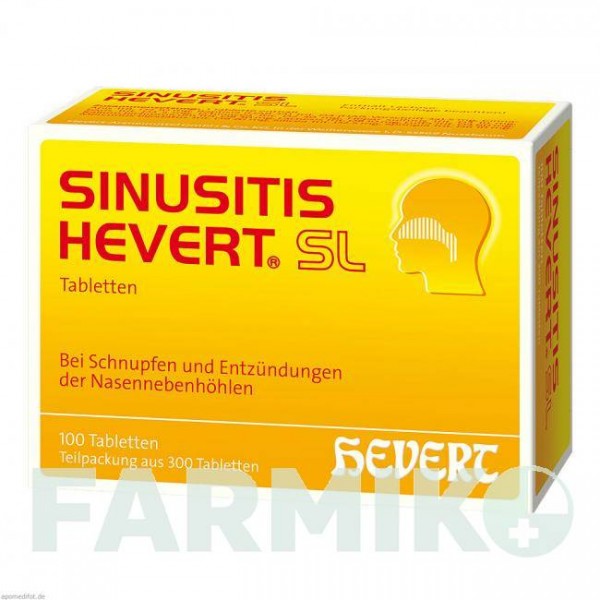 СИНУСИТ (SINUSITIS) таблетки 300 шт - Гомеопатія HEVERT