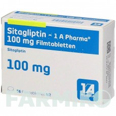СИТАГЛИПТИН (SITAGLIPTIN) 100 мг таблетки 56 шт - Ситаглиптин 1 A PHARMA