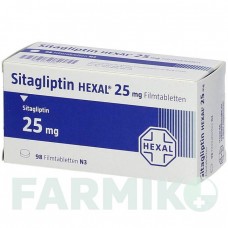 СИТАГЛИПТИН (SITAGLIPTIN) 25 мг таблетки 98 шт - Ситаглиптин HEXAL