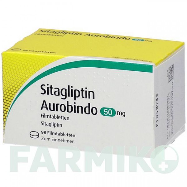СИТАГЛІПТИН (SITAGLIPTIN) 50 мг таблетки 98 шт - Ситагліптин PUREN PHARMA