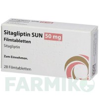 СИТАГЛИПТИН (SITAGLIPTIN) 50 мг таблетки 98 шт - Ситаглиптин SUN PHARMACEUTICALS