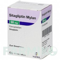 СИТАГЛИПТИН (SITAGLIPTIN) 50 мг таблетки 28 шт - Ситаглиптин VIATRIS