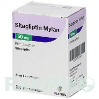 СИТАГЛІПТИН (SITAGLIPTIN) 50 мг таблетки 98 шт - Ситагліптин VIATRIS