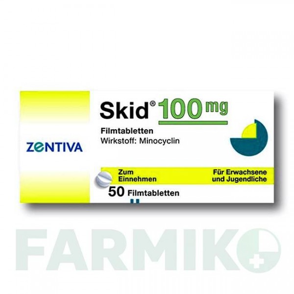 СКИД (SKID) 100 таблетки 50 шт - Миноциклин ZENTIVA