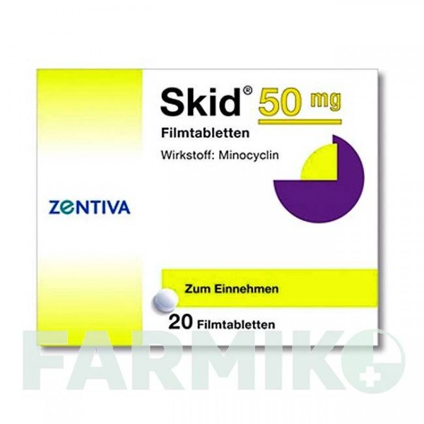 СКИД (SKID) таблетки 20 шт - Миноциклин ZENTIVA