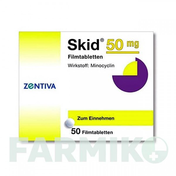 СКИД (SKID) таблетки 50 шт - Миноциклин ZENTIVA