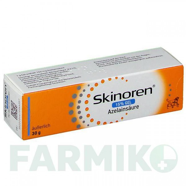 СКІНОРЕН (SKINOREN) 15% гель 30 г - Азелаїнова кислота LEO PHARMA