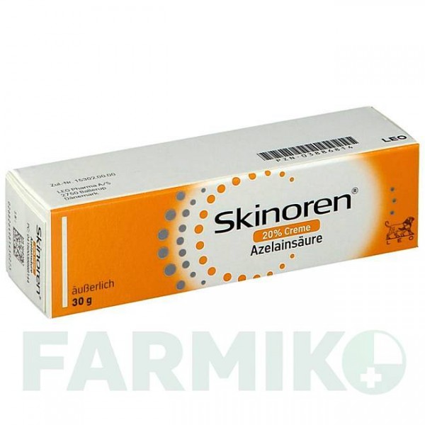 СКИНОРЕН (SKINOREN) 20% крем 30 г - Азелаиновая кислота LEO PHARMA