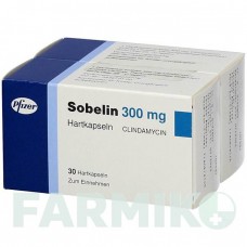 СОБЕЛИН (SOBELIN) 300 мг капсулы 60 шт - Клиндамицин KOHLPHARMA
