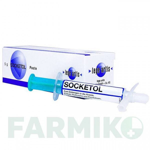 СОКЕТОЛ (SOCKETOL) паста 2x1,5 г - Лидокаин, Другое LEGE ARTIS PHARMA